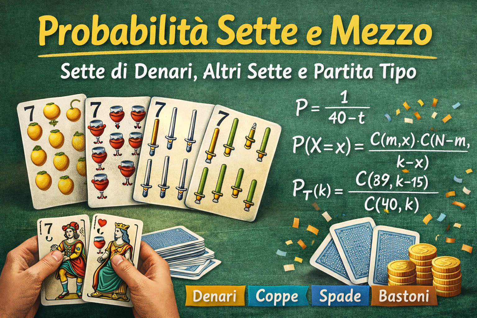 Probabilità sette e mezzo