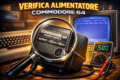 Verifica alimentatore del Commodore 64: misure 5V DC e 9V AC con il multimetro