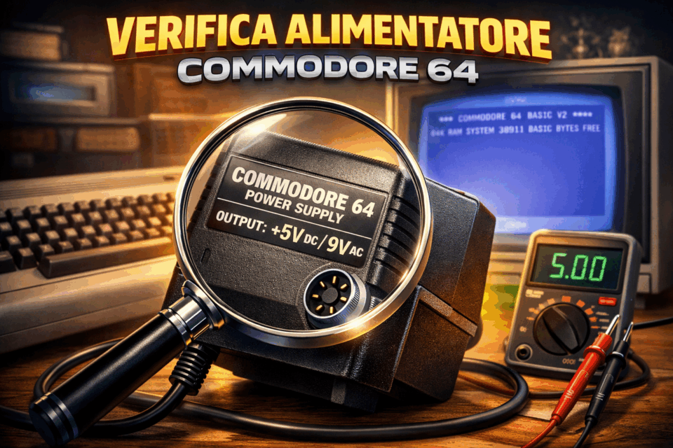 Verifica Alimentatore Commodore
